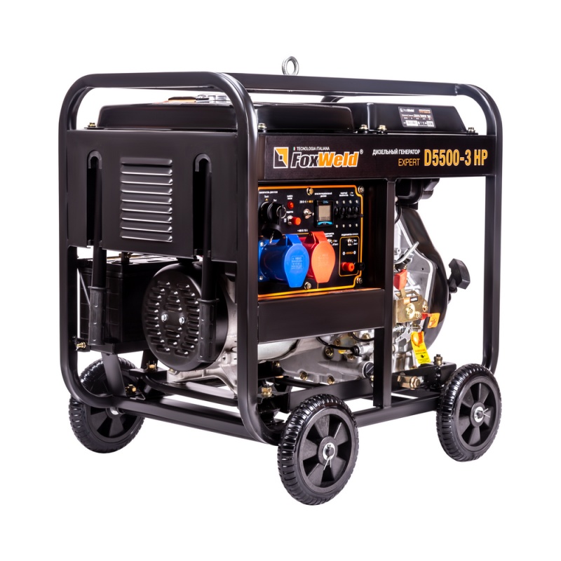 Дизельный генератор FoxWeld Expert D5500-3 HP, 220-380В